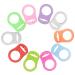 10 Pcs Silicone Dummy Clips Adapter Baby Pacifier Clips Dummy Holder Mam Dummy Clip Adapter Dummy Pacifier for Boys Girls Baby Soother Nipple(Random Colour)