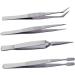 Multi-Function Tool Precision Tweezers 4 Pieces of Precision Tweezers Stainless Steel Thick Electronic Pliers Eyebrow Tweezers Non-Slip Makeup Repair Other Onecolor - Buy Online on GoSupps.com