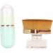Loose Powder Foundation Brush Makeup Foundation Brush Clear Handle Synthetic Travel - Buy Online on GoSupps.com