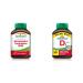 Glucosamine Chondroitin MSM 1 300 mg Ultra-Strength Caplets - Gluten-Free & Vitamin D 1 000IU 500 Tablets SUPPLEMENT + VITAMIN DR02223-157