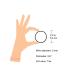Minihope No-Metal Black Hair Ties for Girls and Women - 2mm Elastic Bands (50 Count) - Buy Online on GoSupps.com