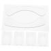 VICASKY Lot de 5 paires de masques pour les l vres - Pour soin de la peau - Pour les l vres - Pour la nuit - Hydratant les l vres - Long masque l vres - Gel blanc