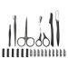 FRCOLOR Beauty Makeup & Eyebrow Tools Set - 2 Facial Razors for Women | Brow Trimmer & Grooming Kit | Black - Perfect Eyebrow Shaver & Face Razor - Buy Online on GoSupps.com
