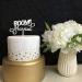 BOOM! Married Wedding Cake Topper Silver Glitter Funny Cake Topper Quirky Nerdy Topper - Buy Online on GoSupps.com