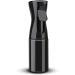 Hair spray bottle 200 ml refillable fine spray ultra -fine continuous water lever for salon gardening plants and skin care (black)