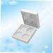 POPETPOP 4 Pcs 4 Eyeshadow Nail Practice Mat Makeup Accessories Eye Shadow Box Magnetic Empty Box 1 count (Pack of 1) Whitex2pcs - Buy Online on GoSupps.com