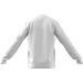 adidas Men's Tall Size Essentials Fleece Sweatshirt - White/Black (Medium) - Buy Online on GoSupps.com