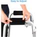 ecaqlin 2Pcs Wheelchair Armrest Pads Velvet Wheelchair Armrest Covers Non Slip Arm Rest Cover Cushion Pad for Wheelchairs - Buy Online on GoSupps.com