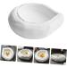 Cabilock Salad Bowl Household Food Bowl Kitchen Supplies Ceramic Dessert Bowl Ceramics Hotel Delicate 15.50X14.00X6.00CM As Shown - Buy Online on GoSupps.com