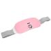 Menstruation heating belt for women electrically heated waist belt menstrual heating pillow remote infrared-heating uterus-waist belt streaming heating (pink)