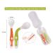 Travel Safe Baby Utensils Set - Toddler Feeding Training Spoons with Easy Grip & Bending Function (Green/Red 2 Pieces) - Buy Online on GoSupps.com