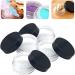 Round Empty Sample Jar Cosmetic Container Jar 3 Gram Travel Empty Sample Jar Round Make Up Refillable Containers - Buy Online on GoSupps.com