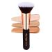 Party Queen Flat Top Kabuki Foundation Brush, Vegan Makeup Tool,Synthetic Makeup Brushes for Liquid, Cream,Blending Mineral,Powder,Buffing Stippling,Easy to Clean, Soft ,Travel Size Makeup Tools,RoseGold FV8