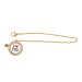 Baby Pacifier 6-18 Months with Chain Clip - Bling I Love You Pattern for Infants - White M | International Shipping Available - Buy Online on GoSupps.com