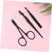 Didiseaon Nose Hair & Eyebrow Shaping Kit | Stainless Steel Beard Eyebrow Comb Razor & Facial Shaver Set for Precision Grooming - Buy Online on GoSupps.com
