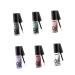 FOMIYES 6pcs Glitter Eye Shadow Sparkling Liquid Eyeliner Shiny Eyeshadow Flash Liquid Eyeshadow