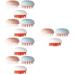 Magiclulu 15 StK Shampoo brush hairy scalp massage devices shampoo scrubber for the scalp body peeling made of silicone head gripper double purpose pebble gel