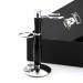 Men's Shaving Kit: 5 Edge Safety Razor Silver Tip Badger Hair Brush & Stand - Perfect Gift for Men - Buy Online on GoSupps.com