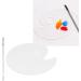 Buy Wnvivi Clear Makeup Palette & Spatula | Acrylic Nail Art Mixing Tray for Makeup & Nail Design - Buy Online on GoSupps.com