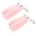 2 Pinces Remodelantes Nez en Silicone Rose Dispositif Rehausseur et Redresseur de Nez Adulte Pince Amincissante pour Modeler et Relever la Pointe Accessoire Beaut Visage