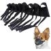 Black Soft Nylon Dog Muzzle | Adjustable Head Strap | Prevent Chewing Biting Stop Barking | Doggie Style Store - Buy Online on GoSupps.com