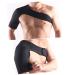 GLEAVI Adjustable Shoulder Immobilizer Brace - Rotator Cuff Support & Gear for Injury Recovery - Medium Black - Buy Online on GoSupps.com