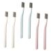 Beavorty 6 pieces stiff brush manual for adult tooth stains removal of tooth cleaning hard bristles toothbrush portable tooth and mouth cleaning devices