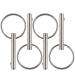 4 Pack Small Quick Release Pin, Diameter 3/16", Usable Length 0.95", Full 316 Stainless Steel, Bimini Top Pin, Marine Hardware