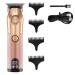 Professional Hair Clippers for Men Hair Clipper Rechargeable Professional Hair Clipper Men's Electric Hair Clipper Cordless Haircut Styling Men's Beard Trimmer(Rose Gold withbox)