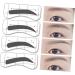 MAGICLULU 64 Pairs 8 Eyebrow Card Eyebrow Stencils Eyebrow Stickers Eyebrow Makeup Tools Conjoined Card mediumx2pcs As Shownx2pcs - Buy Online on GoSupps.com