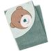 Buy Sterntaler Hooded Towel for Babies & Children - Personalized Bear Motif Bathing Towel 80x80cm Green Striped - Perfect for Boys & Girls - Buy Online on GoSupps.com