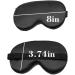 2 Pack Natural Silk Sleeping Mask | Adjustable Strap Soft Blindfold Eyeshade for Smooth Sleep - Buy Online on GoSupps.com