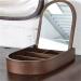 ZHCHAO Makeup With Dresser Storage Box Jewelry Organizer Box Desktop Storage Box 28*19*5cm D