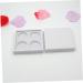 Mikinona 2pcs 4 Lipstick Case Empty Eyeshadow Case Eyeshadow Palette Empty Lipstick Palette White - Buy Online on GoSupps.com