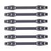 10 pieces of mask holder Elastic mask holder to relieve the ears over the neck and back of the head - slip -resistant mask extension washable to extend the mouth protection holder (10PC black)