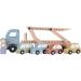 Buy Little Dutch 7095 FSC Wooden Car Transporter with 4 Cars - Eco-Friendly Toy for Kids | International Shipping Available - Buy Online on GoSupps.com