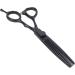 Qukaim Hairdressing Scissors Hair Scissors 5.5 Inches Black Stainless Steel Adjustable Hairdressing Scissors for Hair Thinning Shears - Buy Online on GoSupps.com