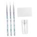 VINTORKY 1 Set Nail Brush Seal manicure painting nail art painting nail art pen nail art salon accessories french tip nail stamp nail stuff Nail supplies portable plastic