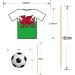 Wales Football Party Food & Cupcakes Picks Decorations Toppers World Cup 2022 (pack of 14) - Buy Online on GoSupps.com