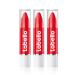 Labello Labello Lips2Kß Colour Poppy Red Lip Balm with True Care Labello Lipstick 3 x 3 g Pack of 3