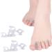 Gel Toe Separators 4-Pack | Correct Hammer Toes & Overlapping Toes | Pain Relief for Men & Women - Buy Online on GoSupps.com