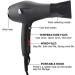 2000W Hair Dryer Ultra-Quiet Blower Hot Cold Wind Hair Dryer for Hair Styling with 2 Nozzle Adjustable 5 Temperature Files (US Plug) - Buy Online on GoSupps.com