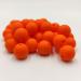 50pcs 15mm Orange Peel Color Silicone Round Beads - Sensory Pearl Bead Bulk for DIY Jewelry Making and Mom Necklace Decoration - Buy Online on GoSupps.com
