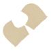 Beaupretty 1 Pair Heel Cups Heel Pads for Women Heel Ankle Covers Sole Protector Heel Protector Heel Brace for Heel Exhaust Heel Sock Heel Protective Covers Plantar Socks Heel Cover 10.8x10.2cm Khaki