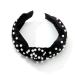 Pearl Twist Velvet Headband for Women Elegant Bling Hair Accessory in Black - Buy Online on GoSupps.com