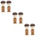 Magiclulu 6 STK Razor brush men's suits Hairbrush hair bar cleaning accessories for dust collectors hairdressing needs for men professional suit for men wood portable beauty tools man