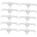 Scale Ruler 10pcs Set Eyebrow Shaper Kit Eyebrow Template Eyebrow Ruler Makeup Ruler Eyebrow Stickers Make up - Buy Online on GoSupps.com