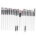 PLAFOPE 20pcs Eye Makeup Eye Liner Brush Portable Makeup Brush Makeup Accessories Kit Para Pesta as 15.50X1.50X1.50CM As Shown