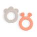 Buy Done by Deer Teething Ring Set of 2 Silicone Deer Friends - Sand/Coral | International Shipping Available - Buy Online on GoSupps.com