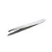 Browgame Original Slanted Tweezer - Precise  Extra Sharp Plucking Tool For Easy  Painless Hair Removal - Easy Grip For Meticulous Shaping - Stainless Steel Design For Sensitive Skin - White - 1 Pc
